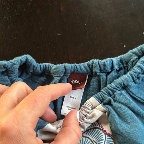 Tea Collection Blue Off-the-Shoulder Sundress - Picture 2 of 2